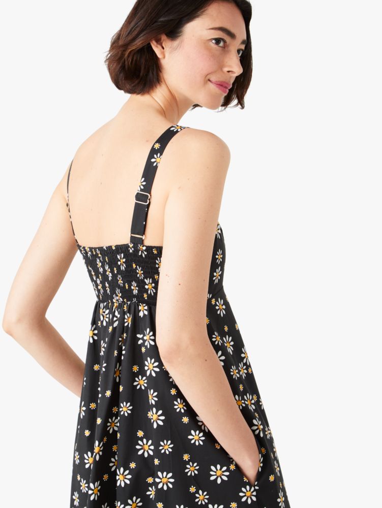 Kate Spade,daisy dots al fresco midi dress,Black/Glitter