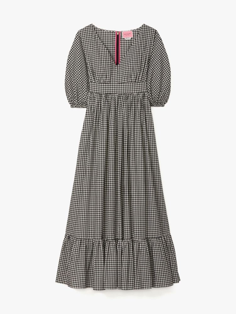 Kate Spade,Mini Gingham Bodega Midi Dress,