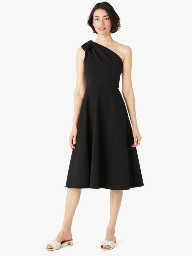 Twill One-shoulder Dress