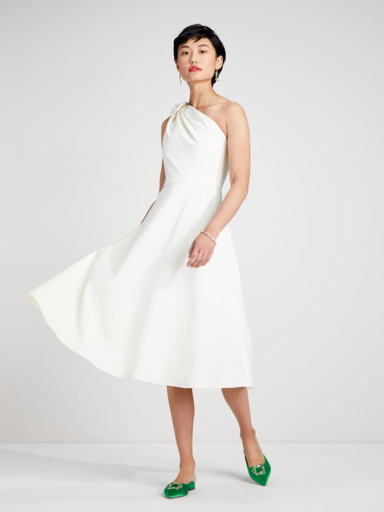 Twill One Shoulder Dress | Kate Spade New York