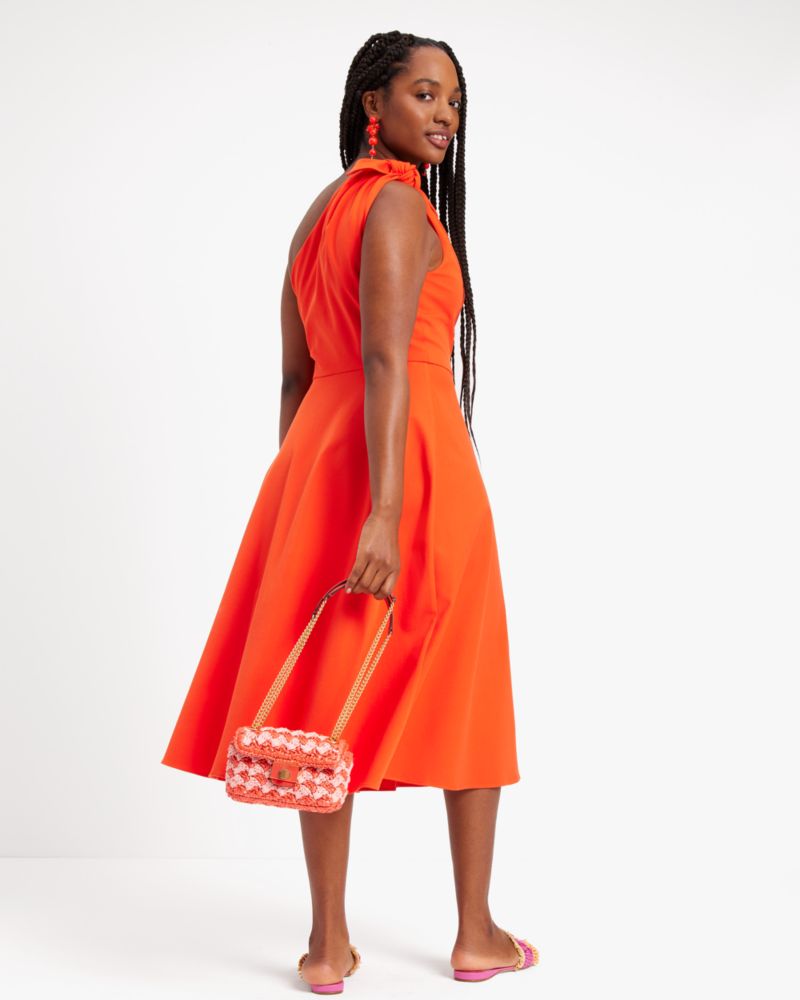 Kate Spade,Twill One-shoulder Dress,
