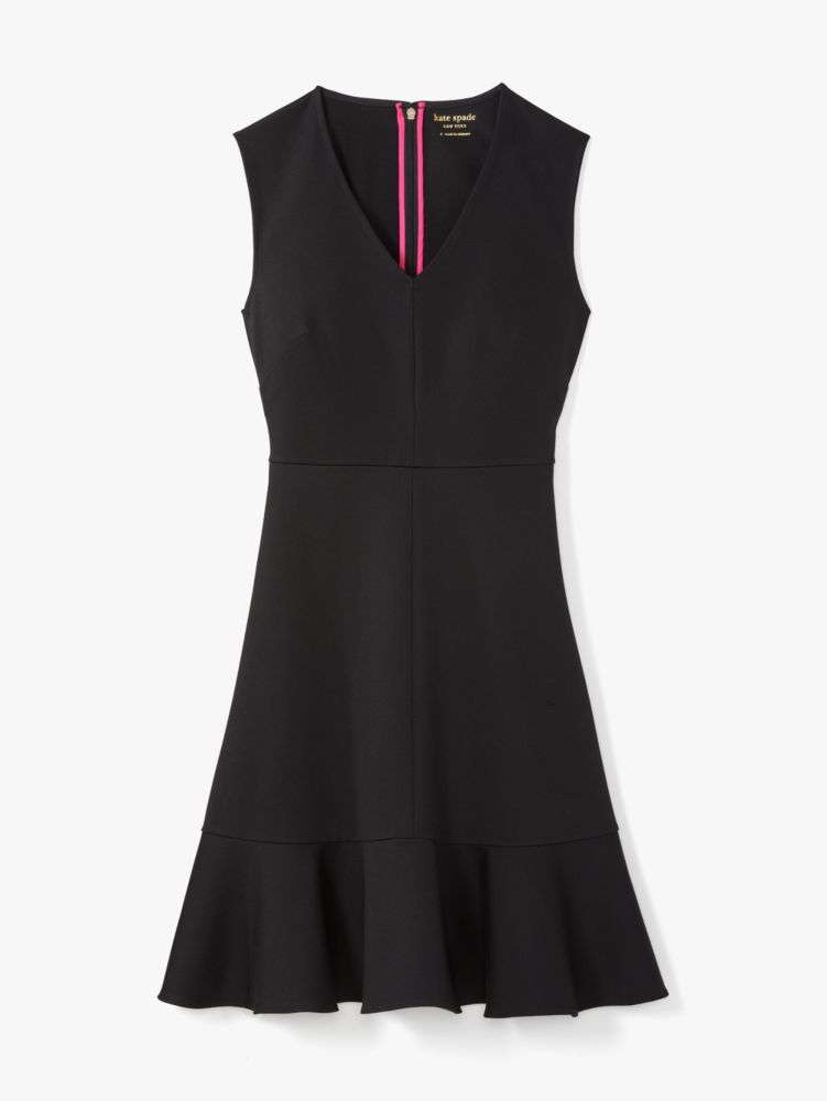 Kate Spade,Flounce Hem Ponte Dress,