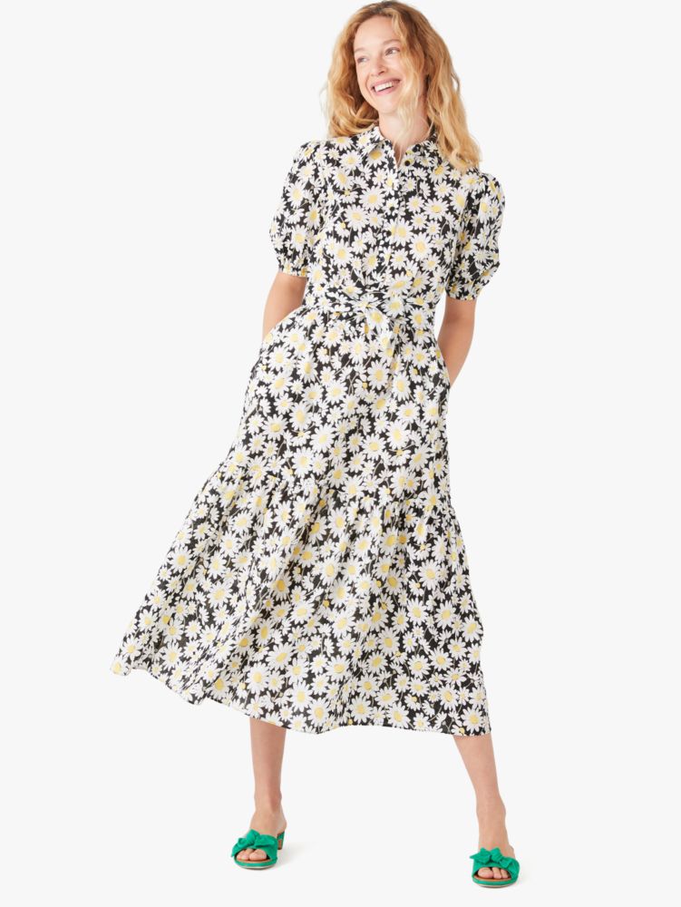 Kate Spade,Kate Daisy Textured Seersucker Shirtdress,
