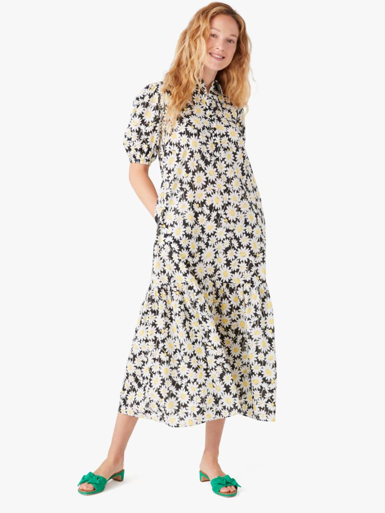 Kate Spade,Kate Daisy Textured Seersucker Shirtdress,