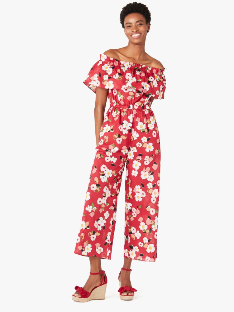 Kate Spade,botanical garden jumpsuit,Lava Falls