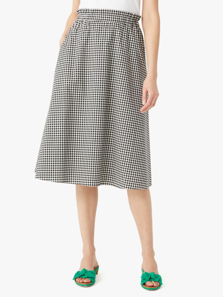 Black and white 2025 checkered skirt kate spade