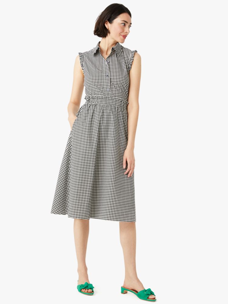 Black and white clearance checkered skirt kate spade