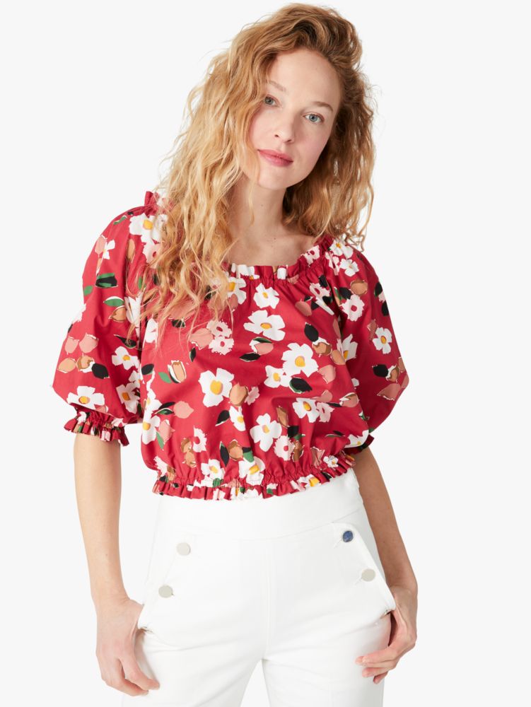 Kate Spade,botanical garden aperitif top,tops & blouses,