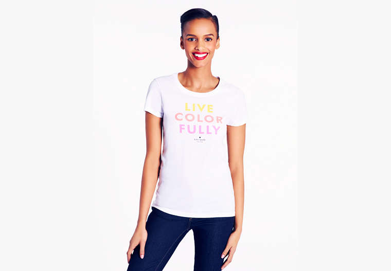 Live Colorfully Tee, , Product