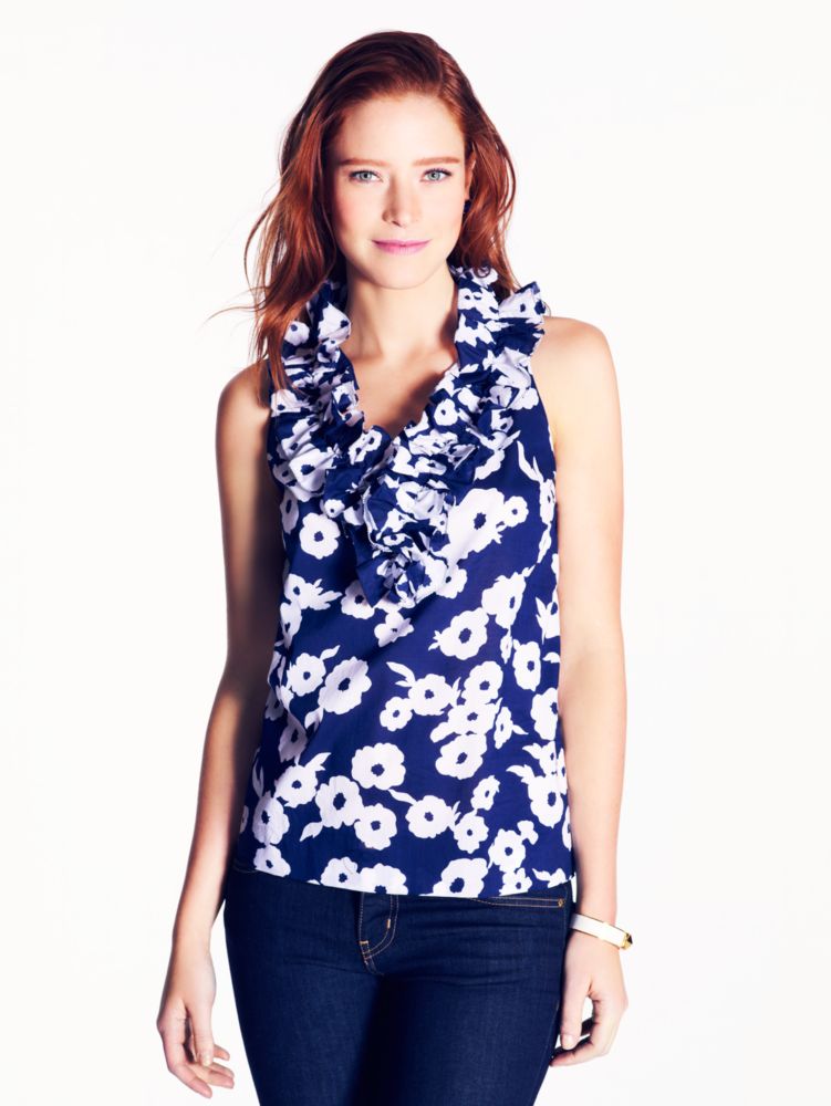 Picnic Floral Lucille Top, , Product