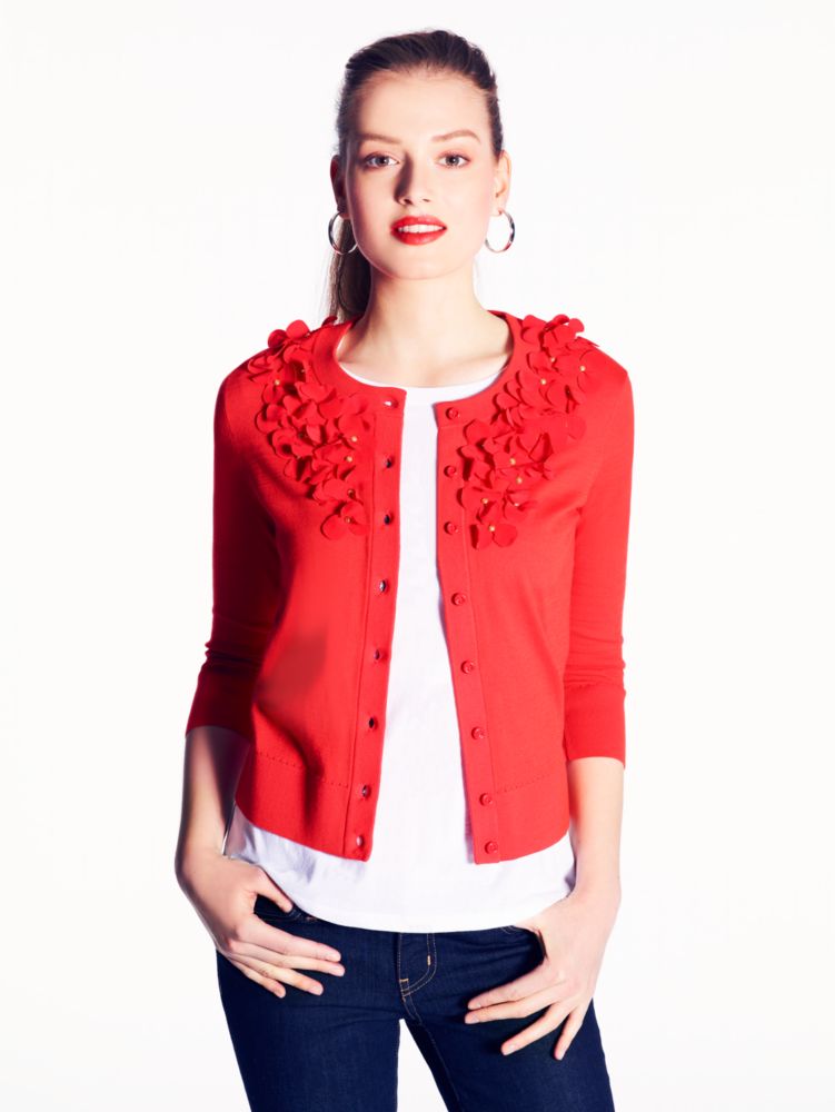 Kati Cardigan With Flowers, , Product