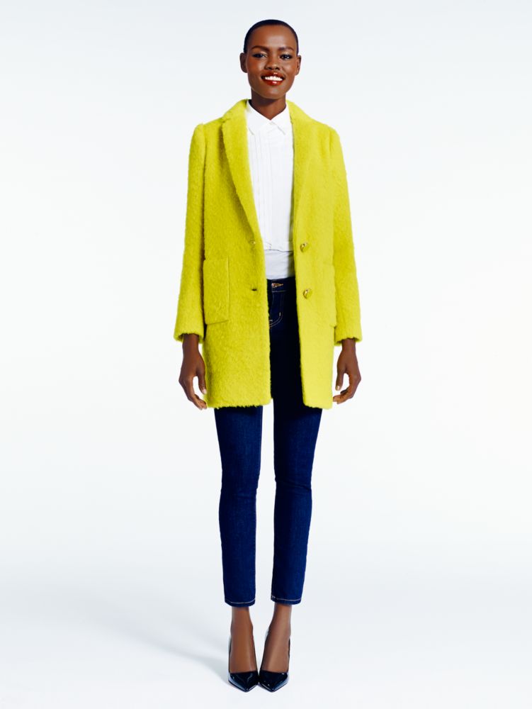 Kate spade cheap yellow coat