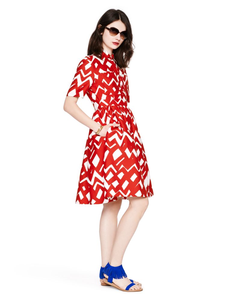 Chevron Aria Dress, , Product