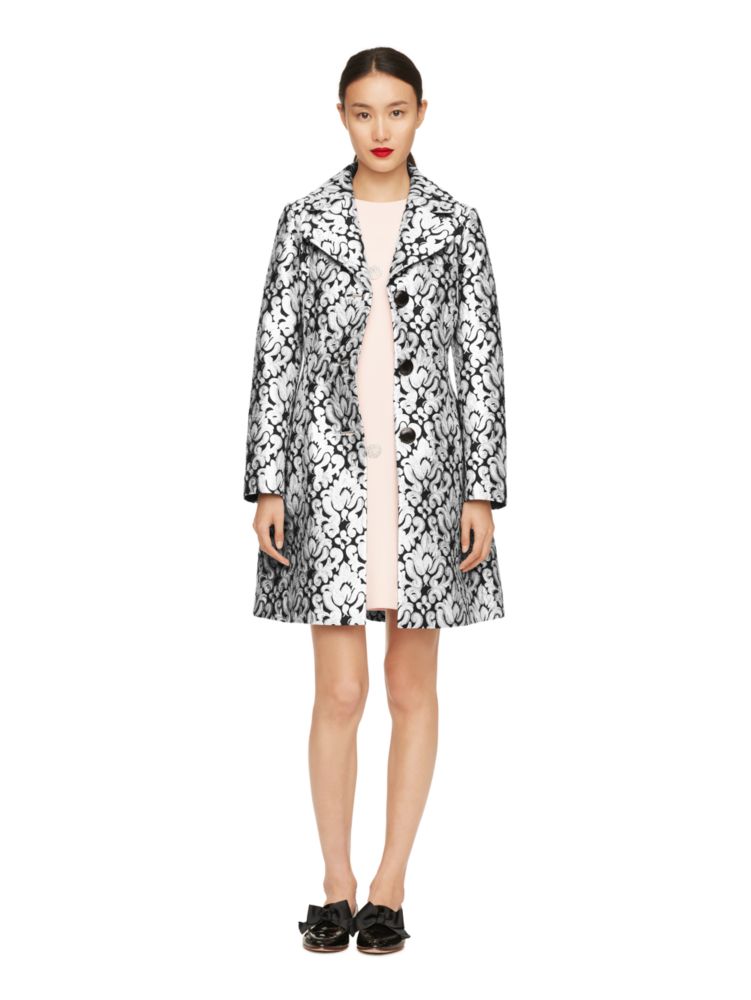 Kate spade fit on sale and flare coat