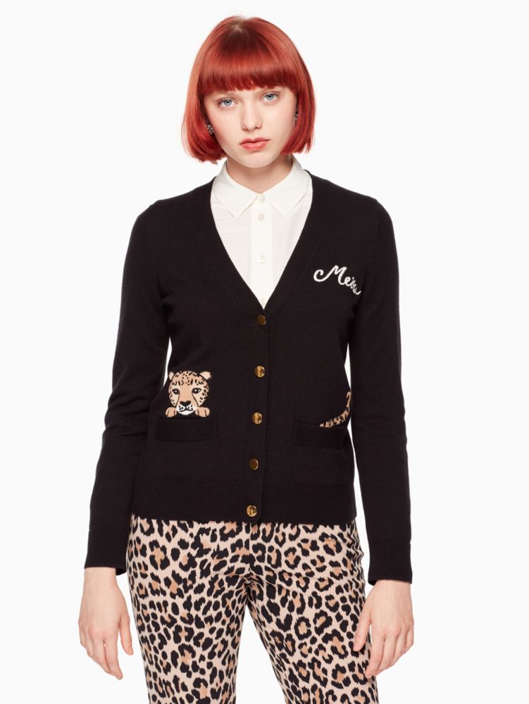 Broome Street Leopard Cardigan Kate Spade Outlet Kate Spade New York