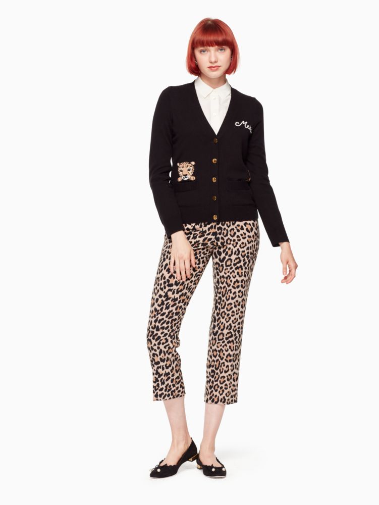 Kate Spade,broome street leopard cardigan,