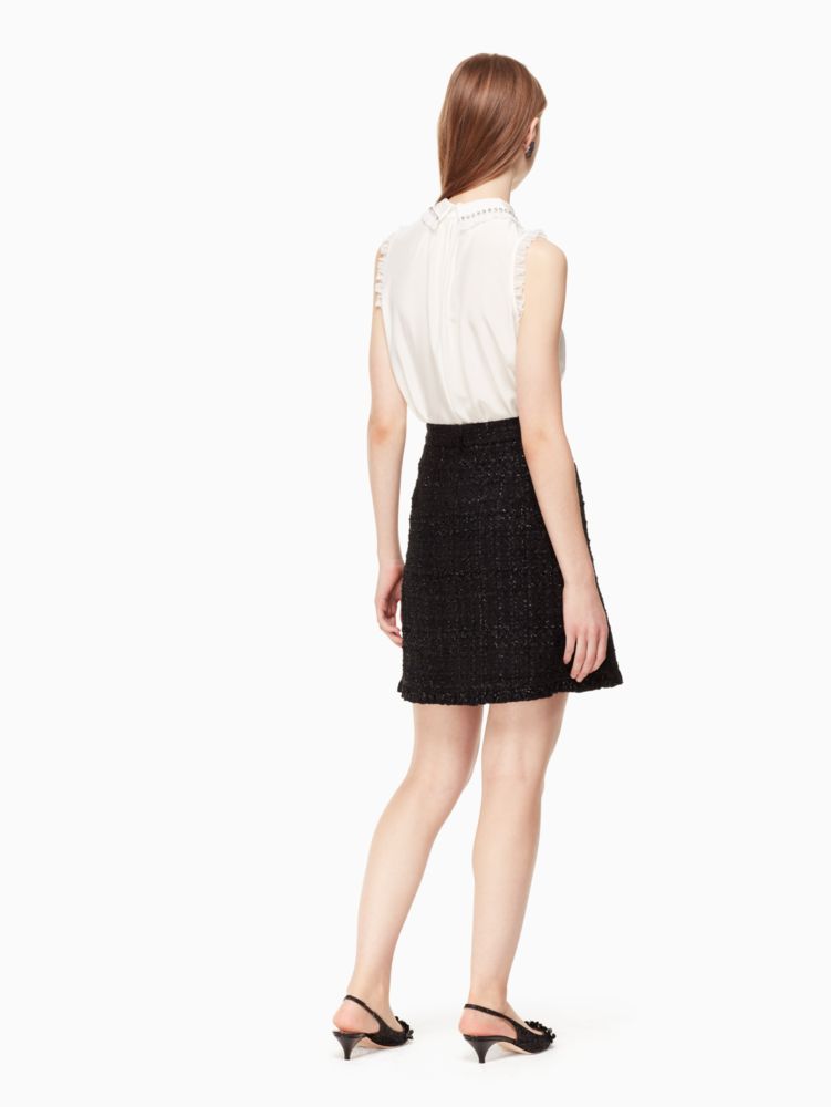 Kate Spade,Sparkle Tweed Skirt,