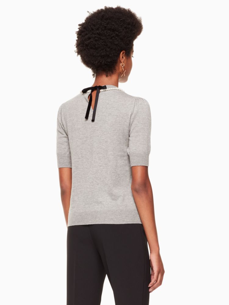 Kate Spade,Pearl Embellished Sweater,