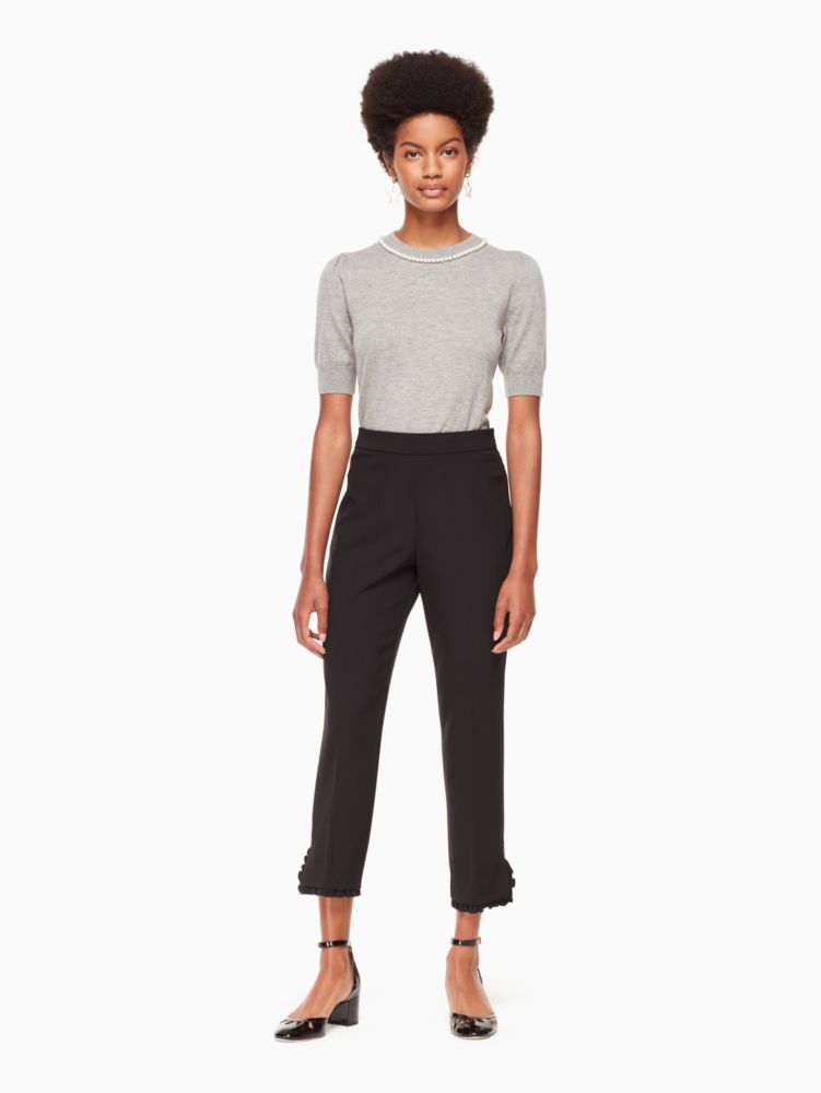Kate Spade,Pearl Embellished Sweater,