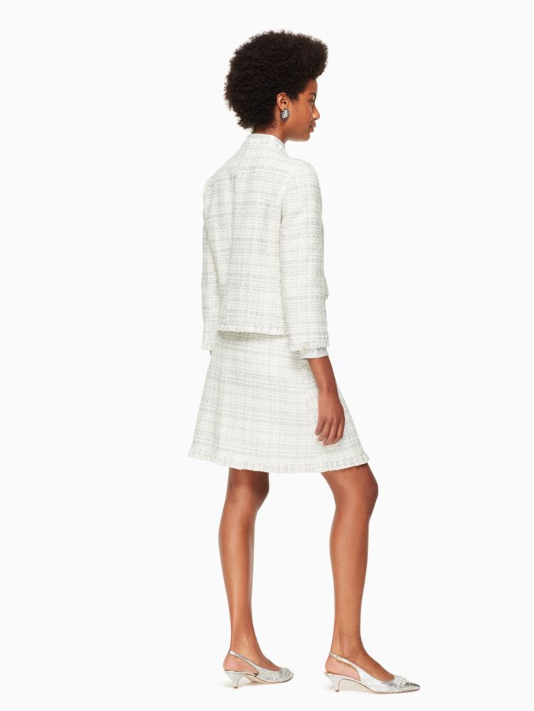 Kate Spade,Sparkle Tweed Jacket,