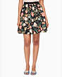Kate Spade,blossom skirt,Black