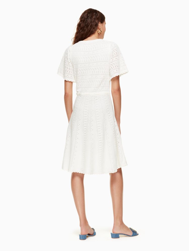 Flutter Sleeve Sweater Dress, , Product
