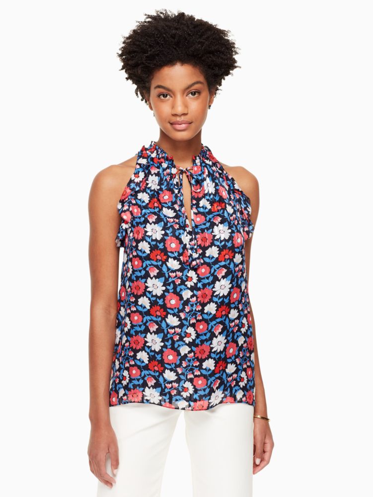 Kate Spade,Daisy Satin Stripe Top,