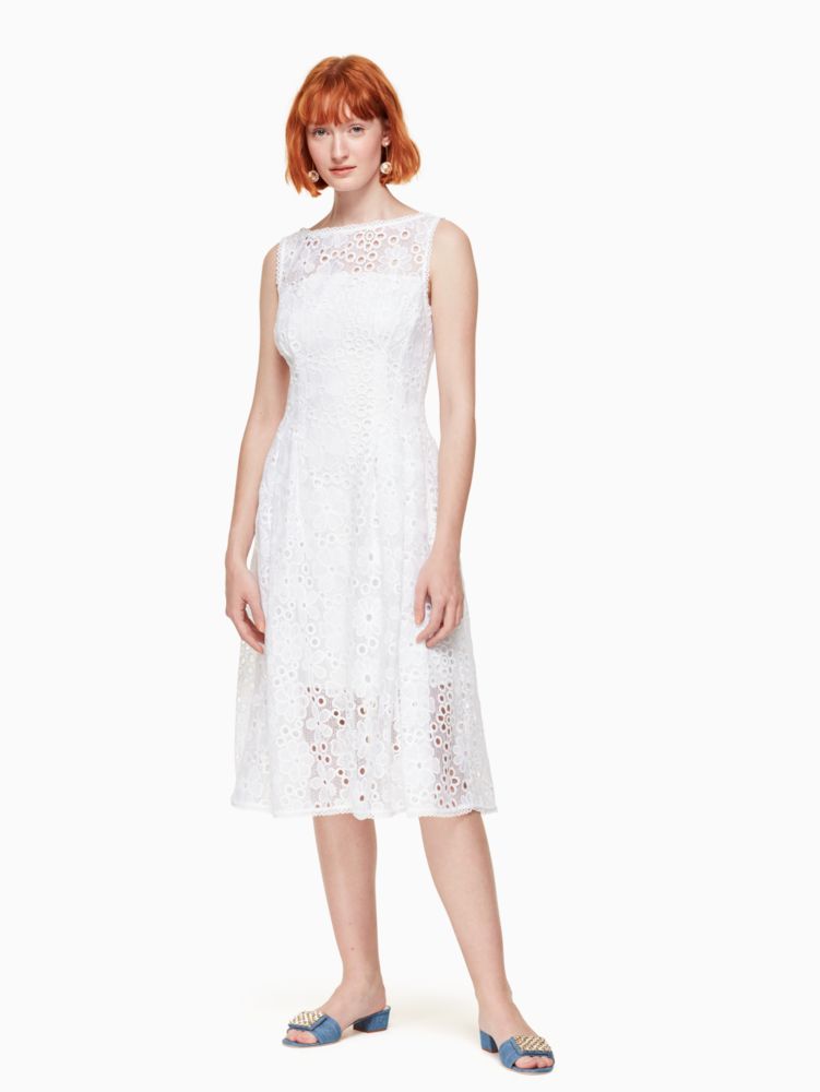 Kate Spade,Lace Fit And Flare Dress,