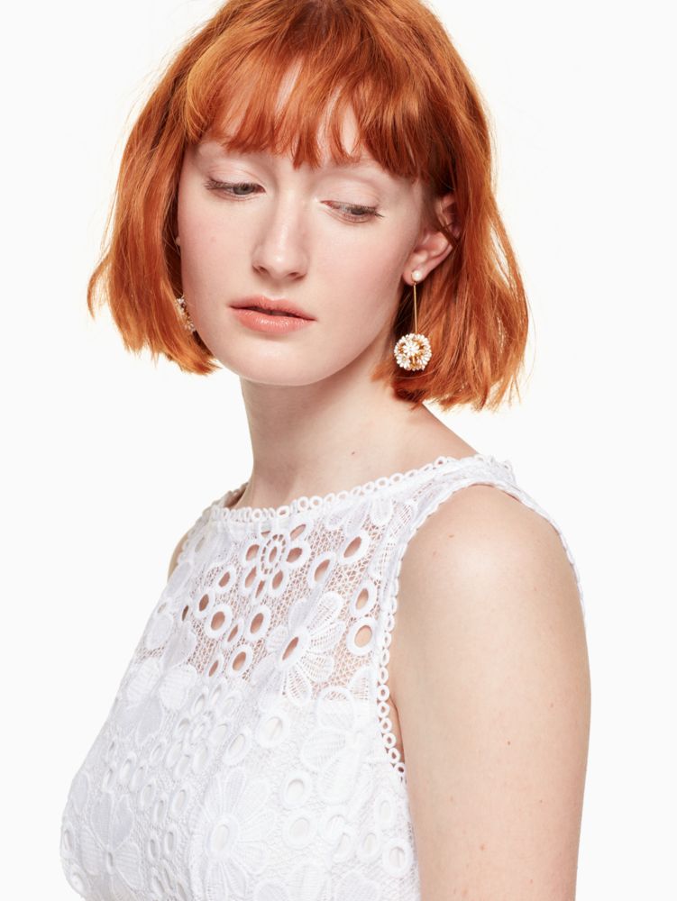 Kate Spade,Lace Fit And Flare Dress,