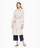 Kate Spade,relaxed twill trench coat,Moonglow Multi
