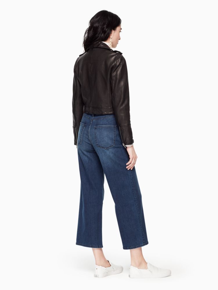 Kate Spade,Leather Moto Jacket,