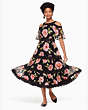 Kate Spade,vintage bloom shane dress,Black