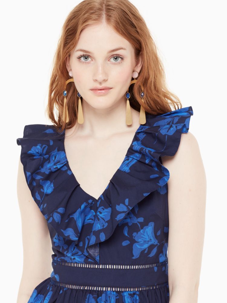 Kate spade ruffle neck clearance dress