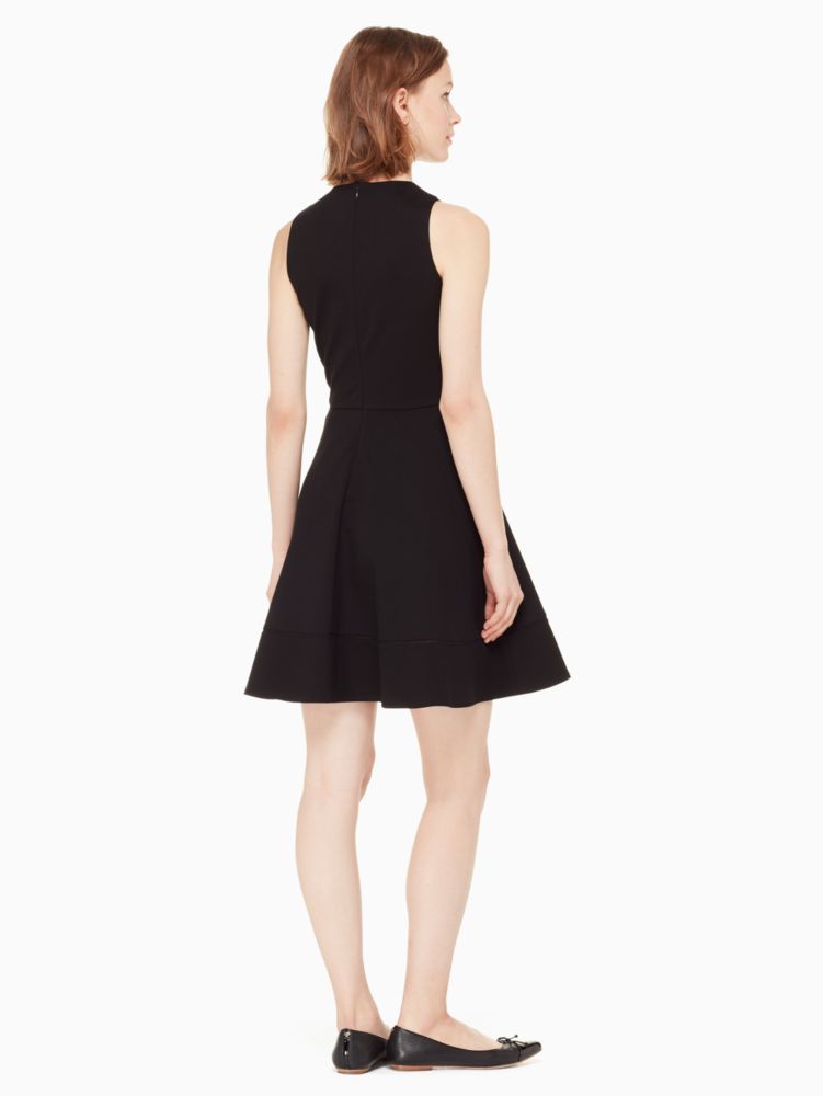 Ponte fit and flare clearance dress