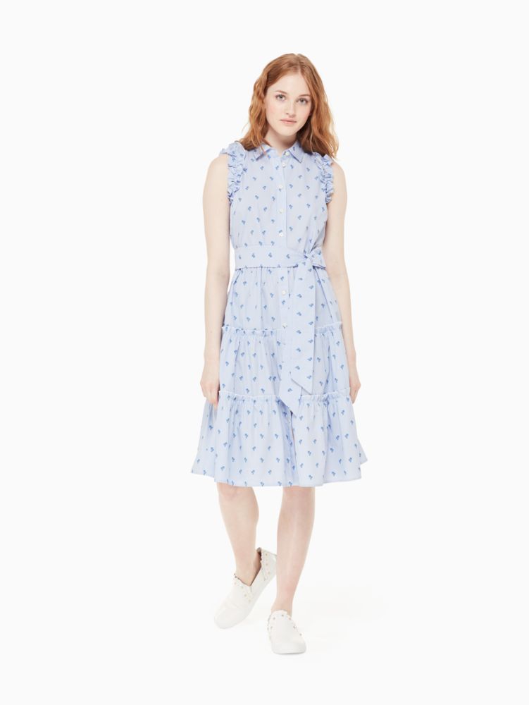 Sleeveless Palm Tree Dress, , Product