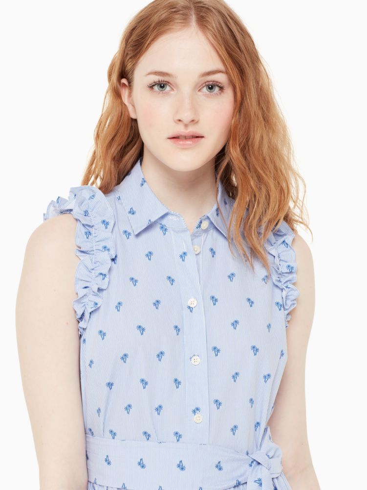 Sleeveless Palm Tree Dress, , Product
