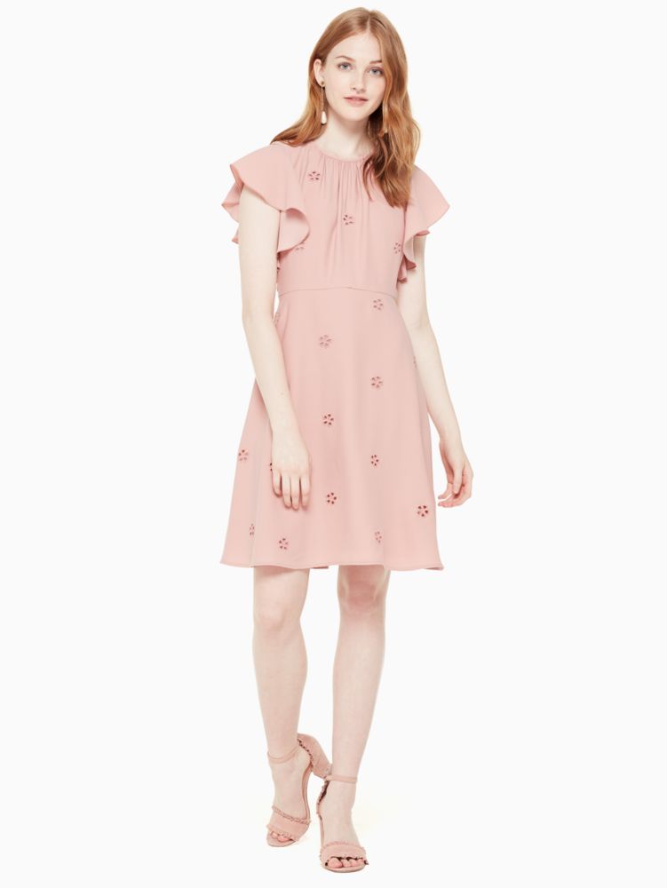 Cutout Crepe Dress, , Product