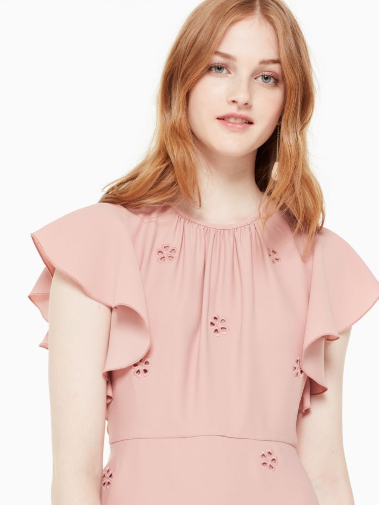 Cutout Crepe Dress, , Product