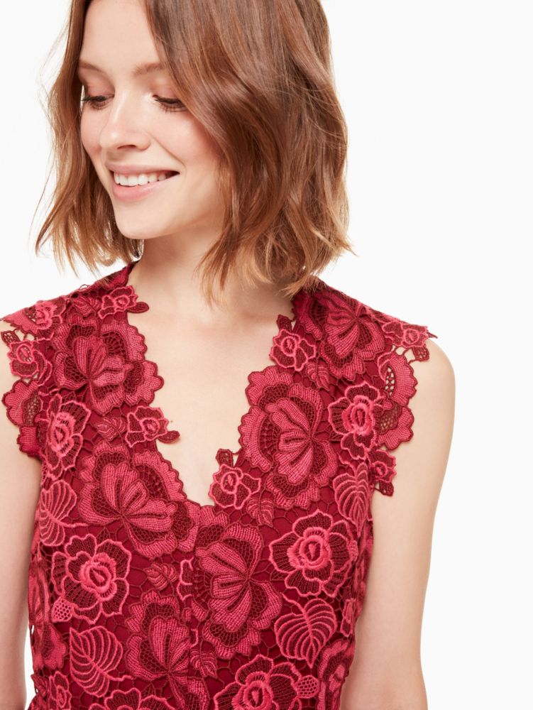 Bicolor Lace Dress, , Product