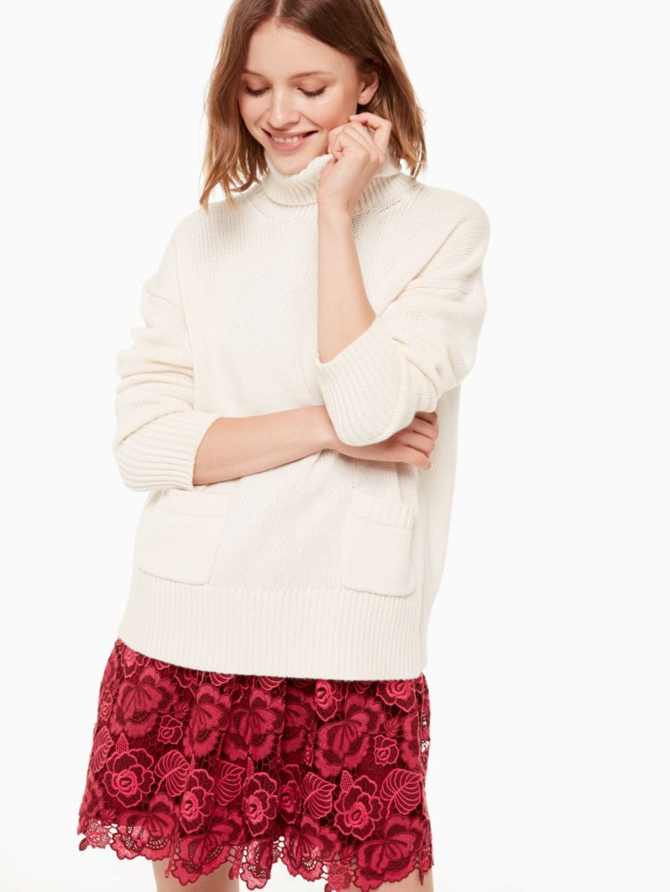 Bicolor Lace Dress, , Product