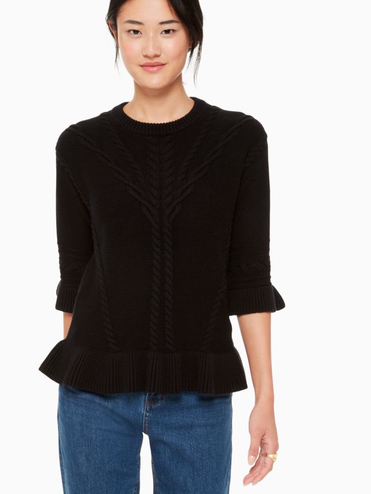 Kate Spade,cable sweater,sweaters,