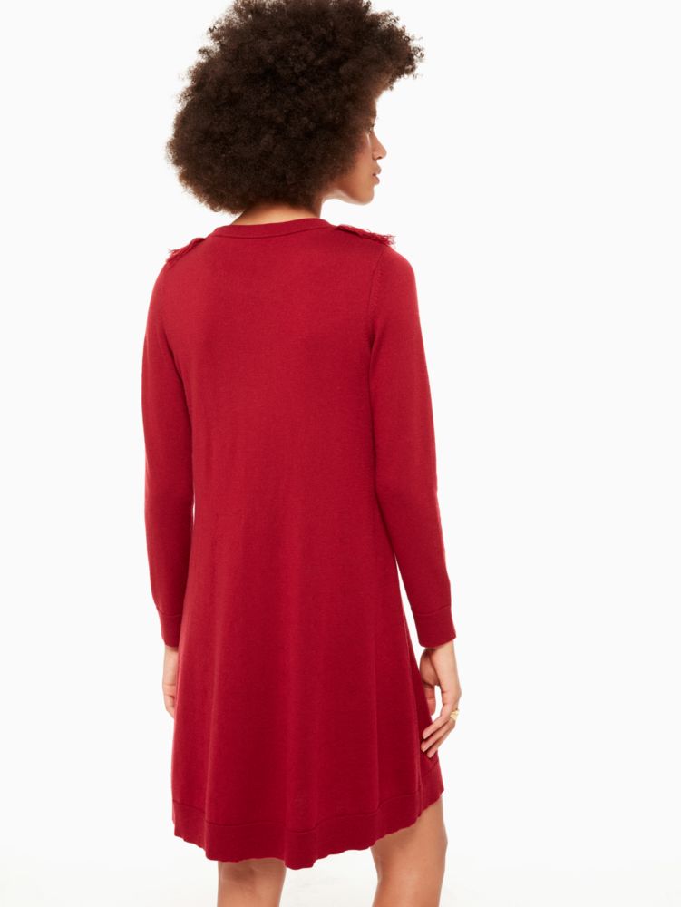 Fringe Sweater Dress, , Product
