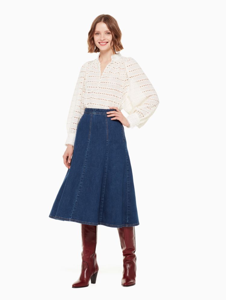 Kate Spade,Lace Cris Top,