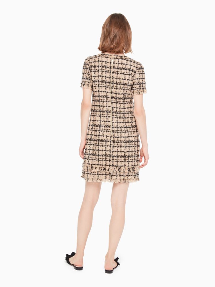 Heart It Bi Color Tweed Dress Kate Spade Outlet