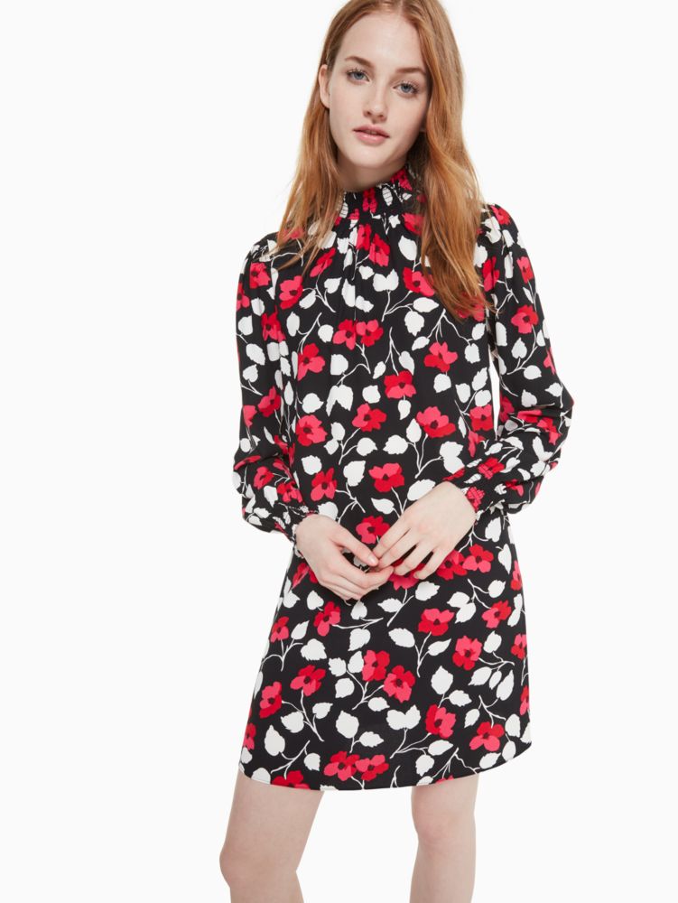 Kate spade vintage on sale fleur crepe dress