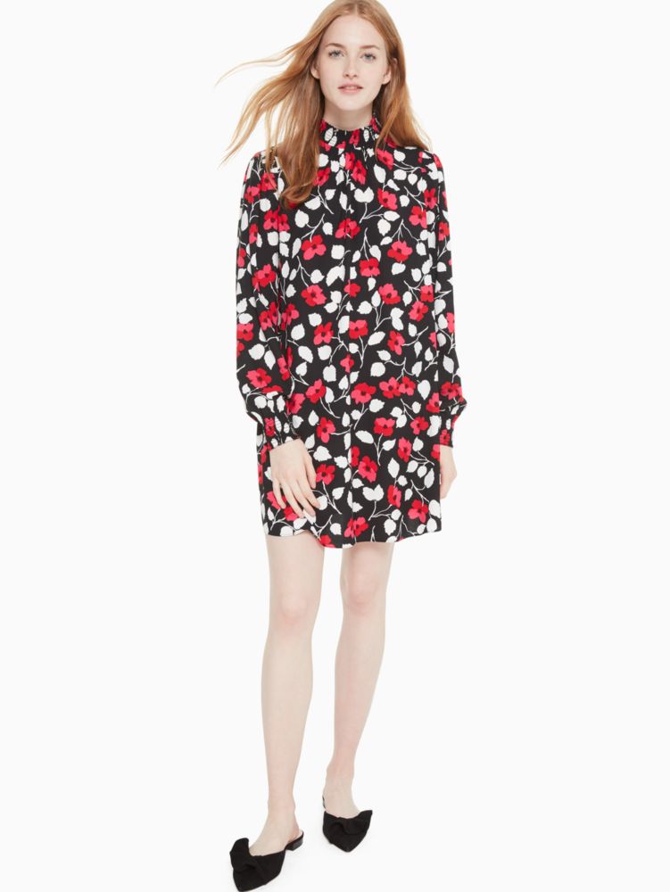 Vintage Fleur Crepe Dress, , Product