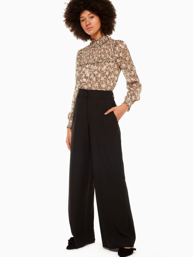 Kate Spade,Floral Park Clip Dot Top,