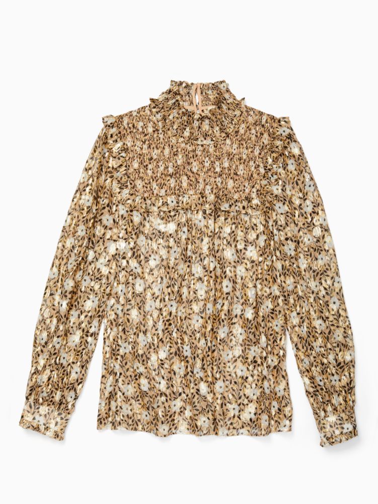 Kate Spade,Floral Park Clip Dot Top,