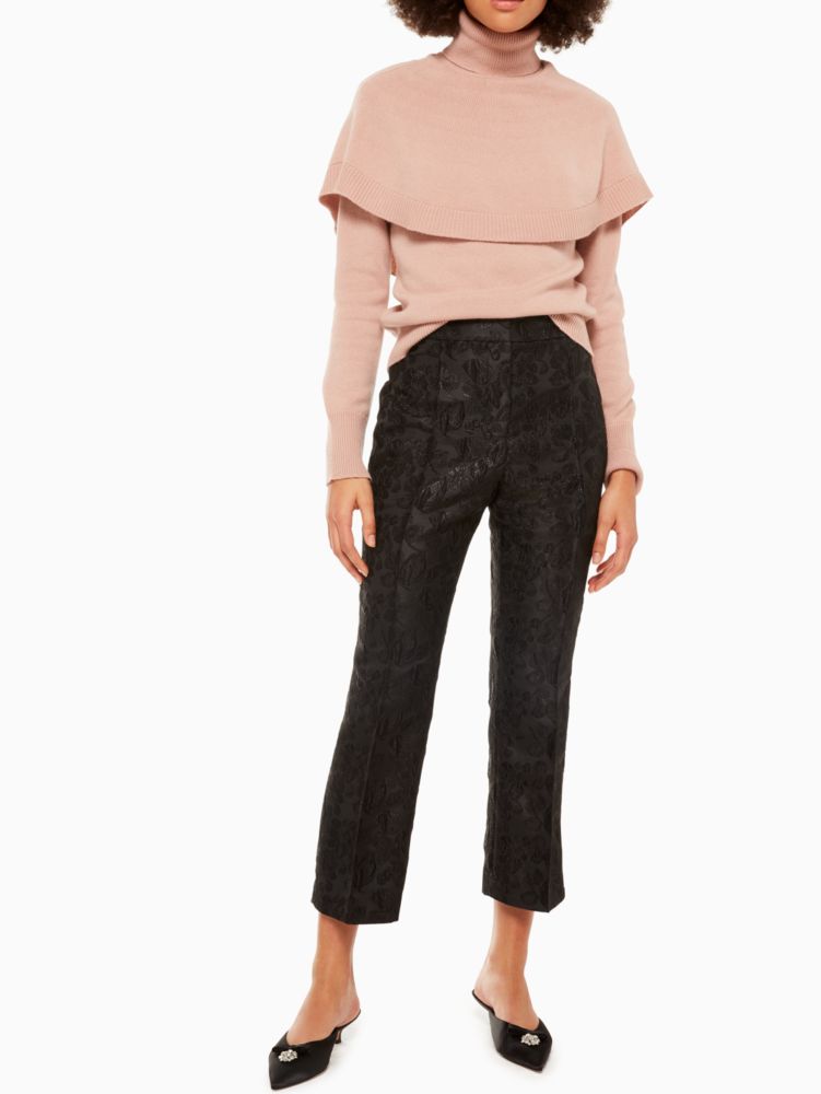 Metallic Jacquard Flare Pant, , Product