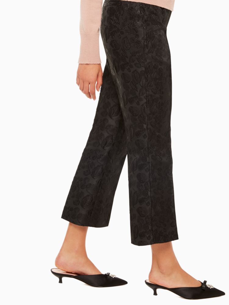 Metallic Jacquard Flare Pant, , Product